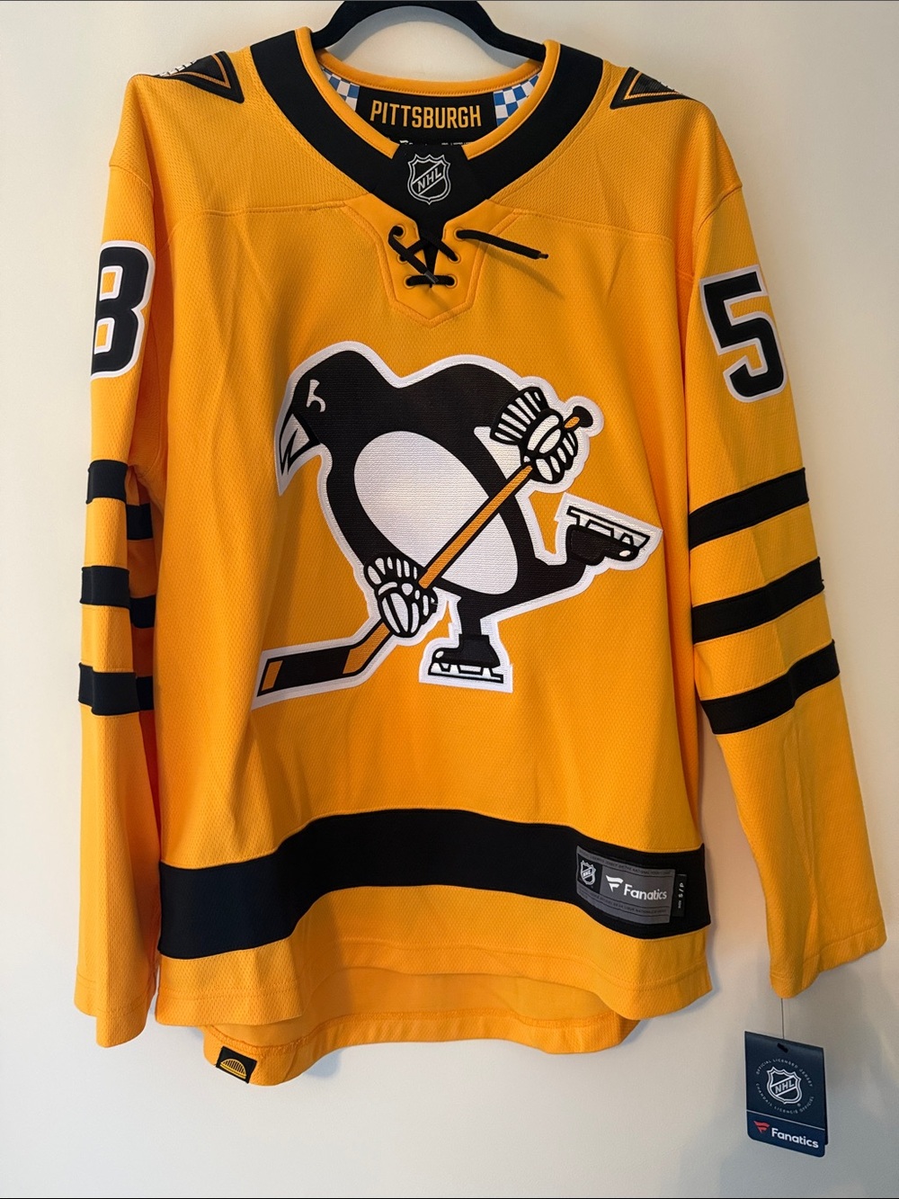 NWT Pittsburgh Penguins Kris Letang Jersey
